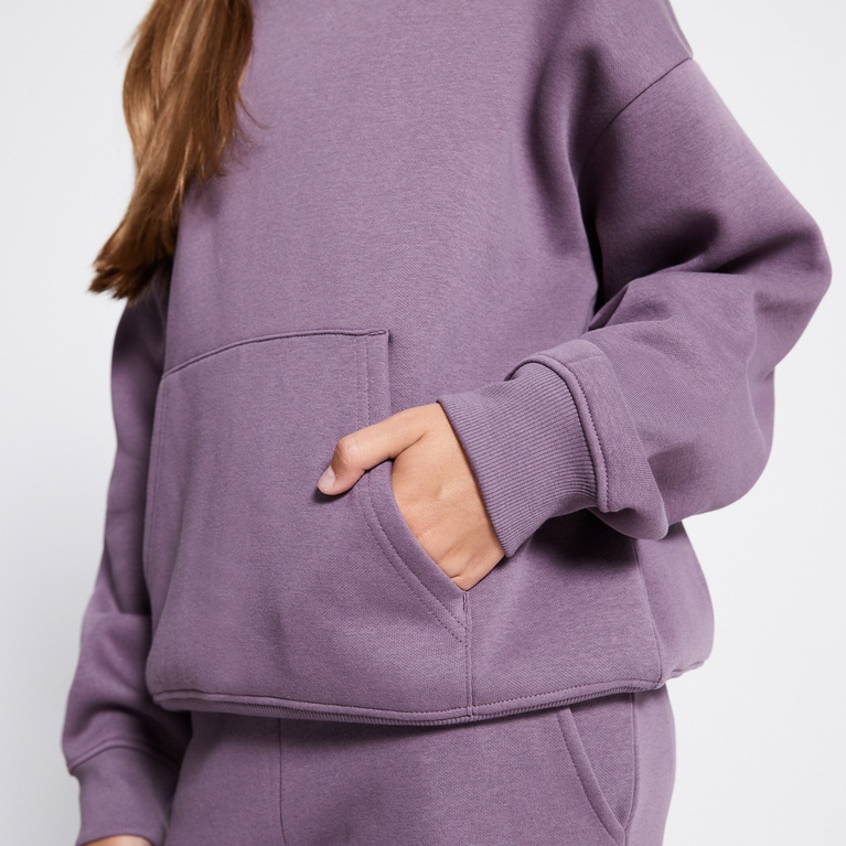 Heavy hoodie "Hilma star" Purple